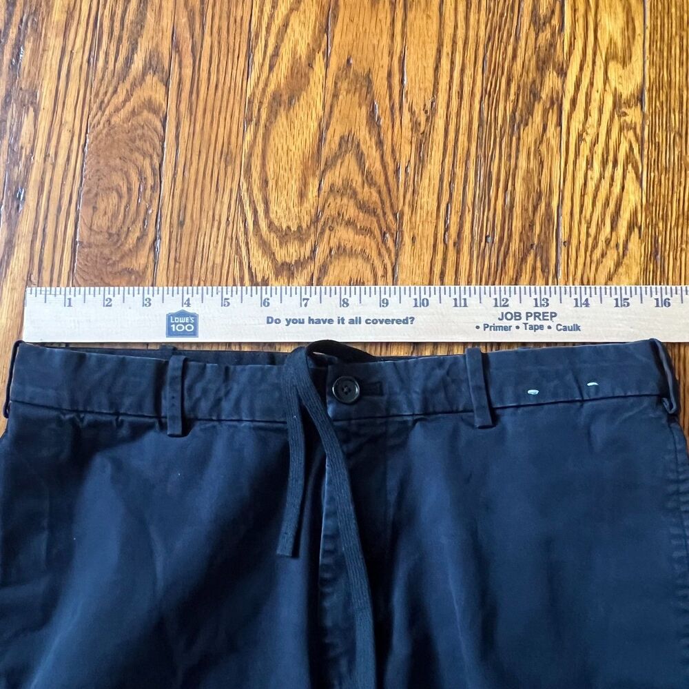 UNIQLO Men's Smart Ankle Chino Pants Size M Blue Elastic Drawstring Waist - Picture 4 of 8